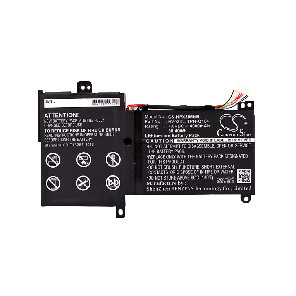 Notebookbatteri HP CS-HPX366NB