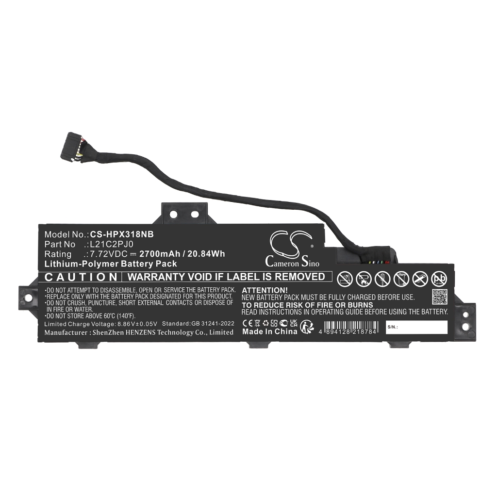 Battery Replaces L21L2PJ0