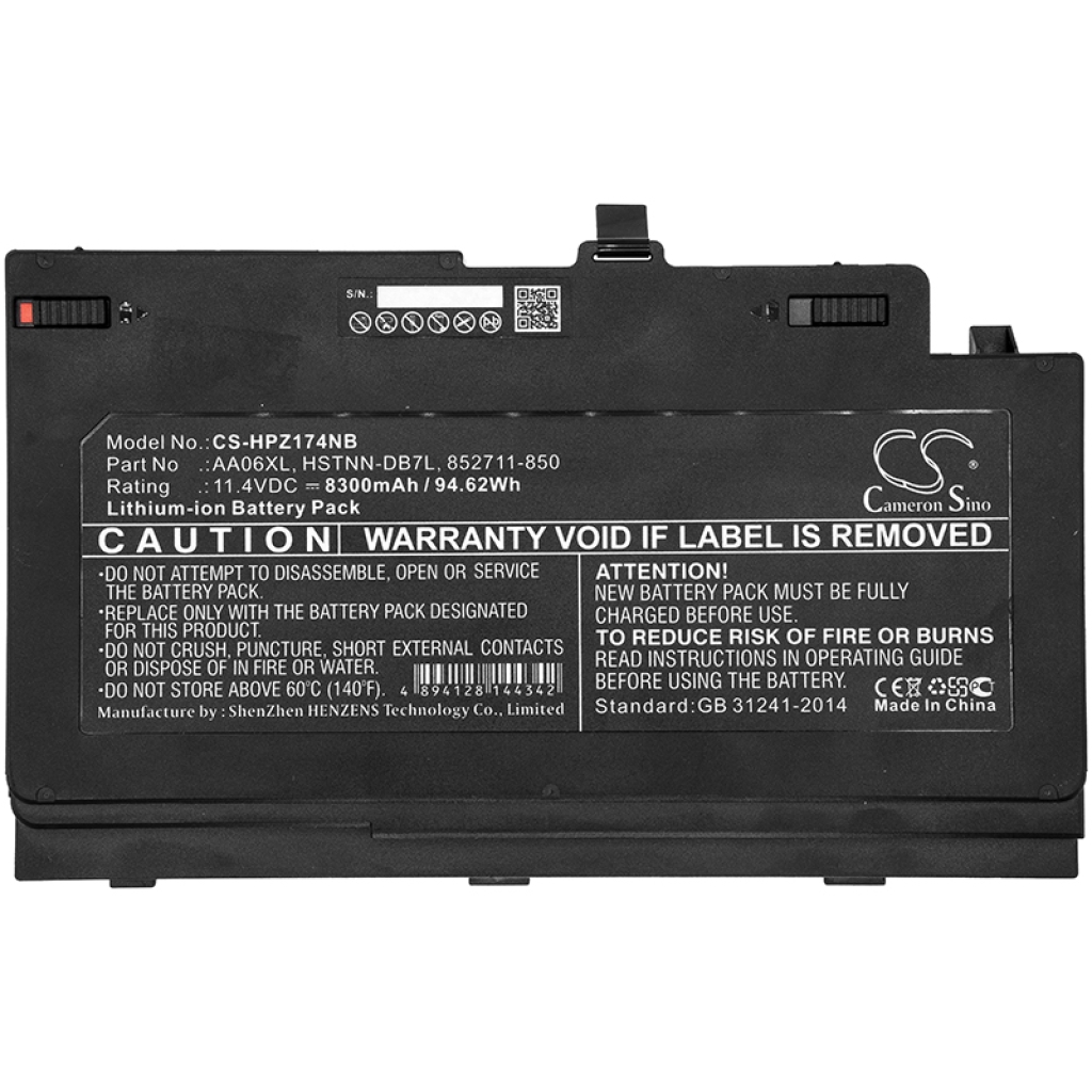 Notebookbatteri HP CS-HPZ174NB
