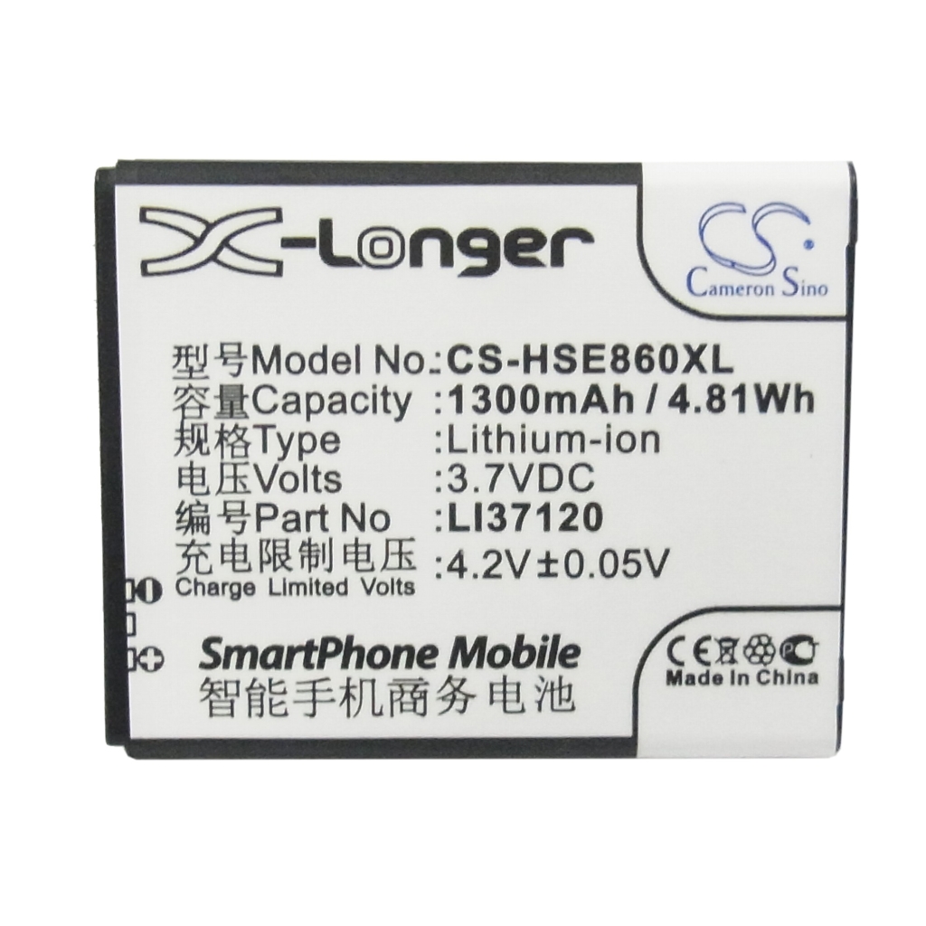 Batteri kompatibel med Hisense CS-HSE860XL