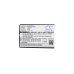 Cameron Sino CS-HSX550SL flad frontetiketvisning med tosprogede specifikationer: 3,7V 2050mAh