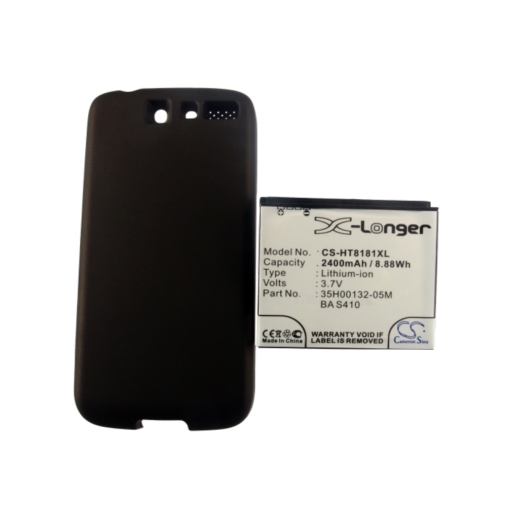 Batteri kompatibel med Vodafone HTC SoftBank T-Mobile Google CS-HT8181XL