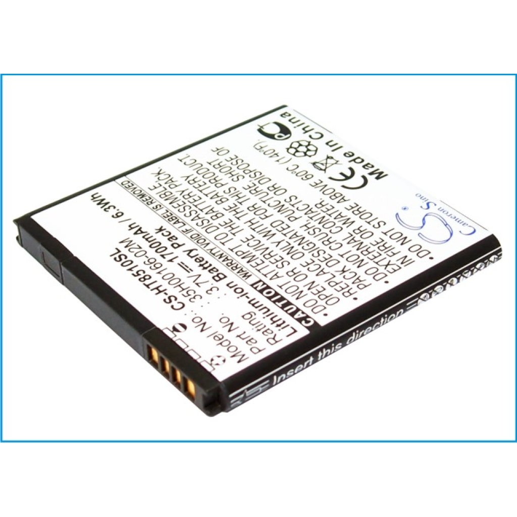 Batteri kompatibel med HTC T-Mobile CS-HT8510SL