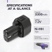 Batterier kompatibel med Hitachi DN 10DAT 10DSA 10DVA CS-HTB712PX