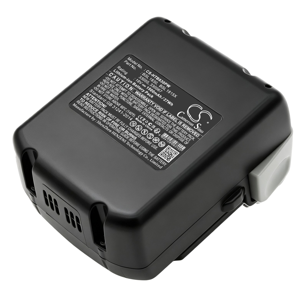 Batterier kompatibel med Hitachi CR 18DSAL 18DSL 18DSLP4 CS-HTB830PW