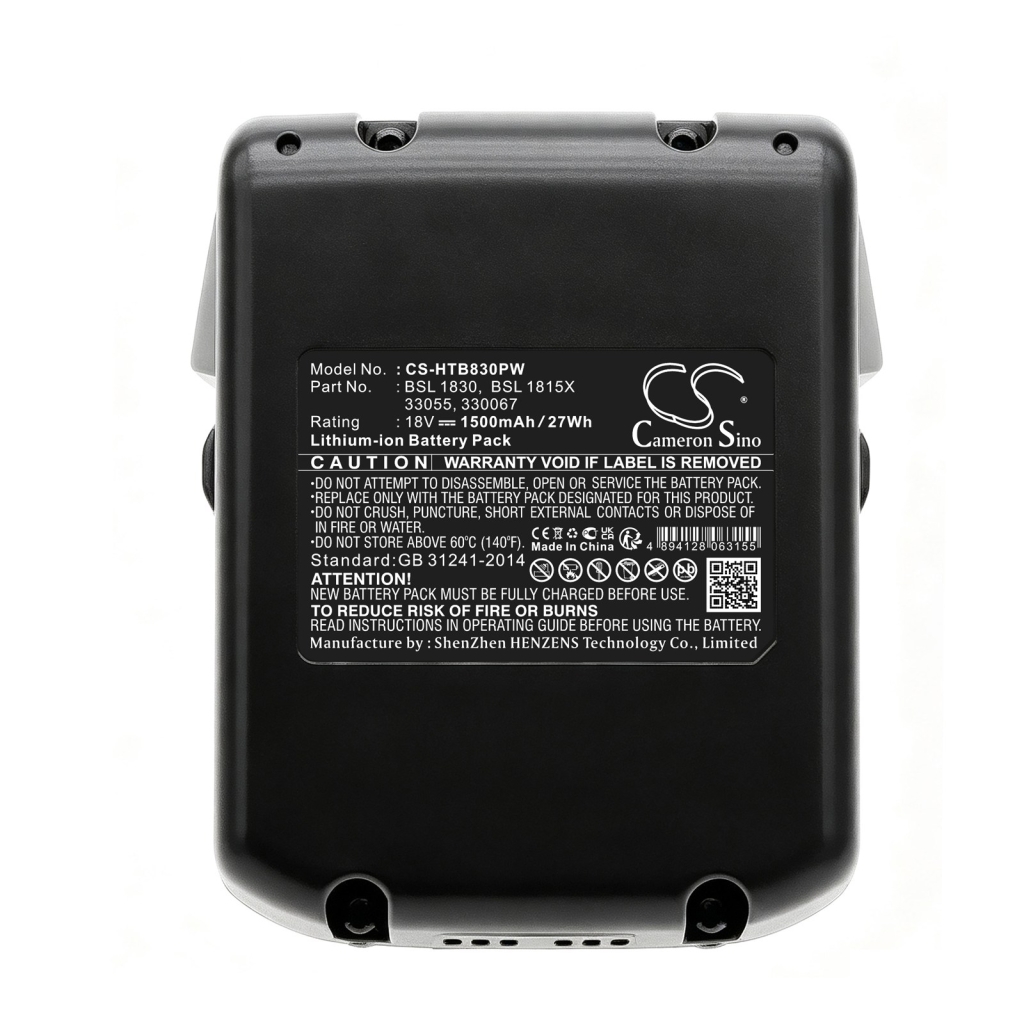 Batterier kompatibel med Hitachi CR 18DSAL 18DSL 18DSLP4 CS-HTB830PW
