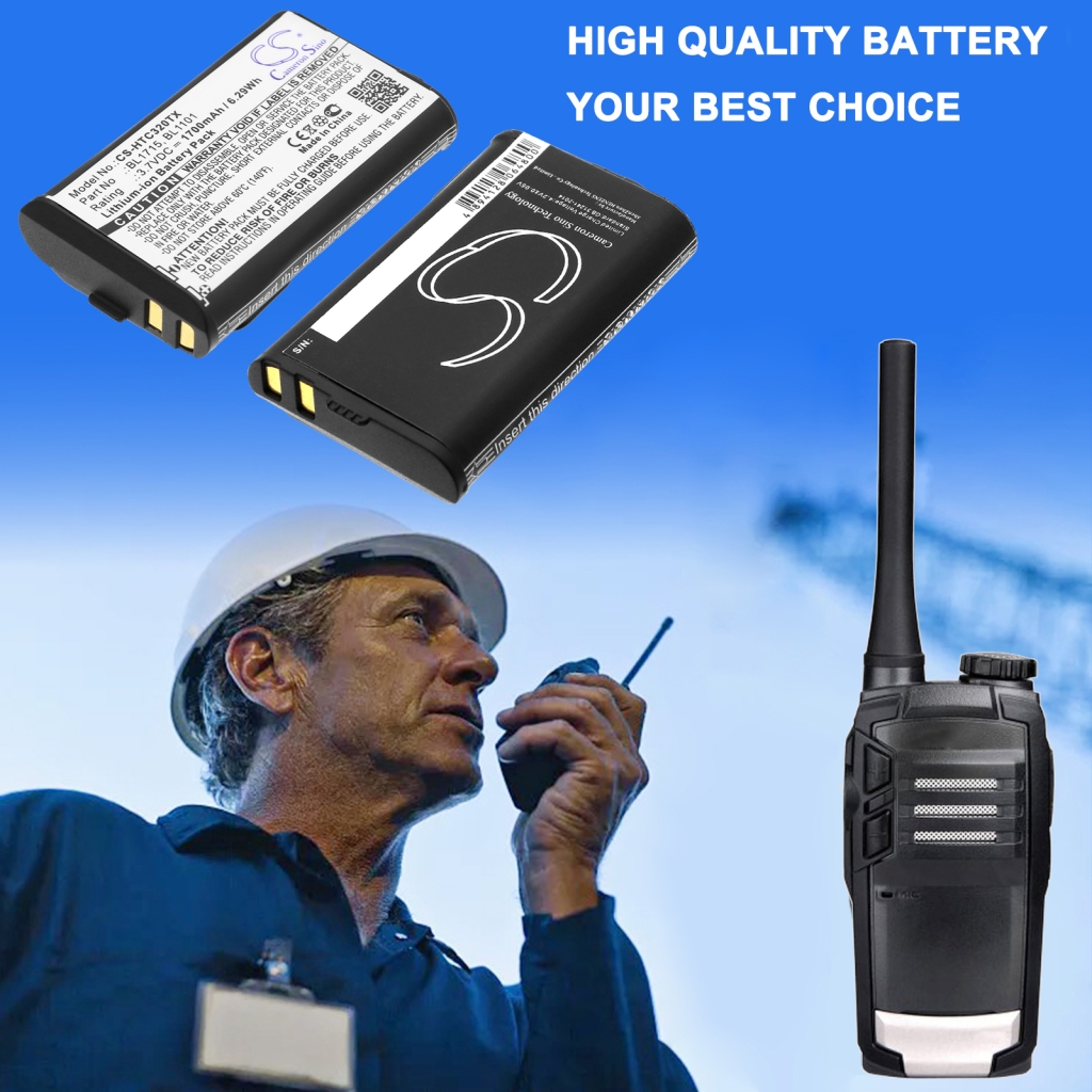 Two-Way Radio Battery compatible with HYT CS-HTC320TX