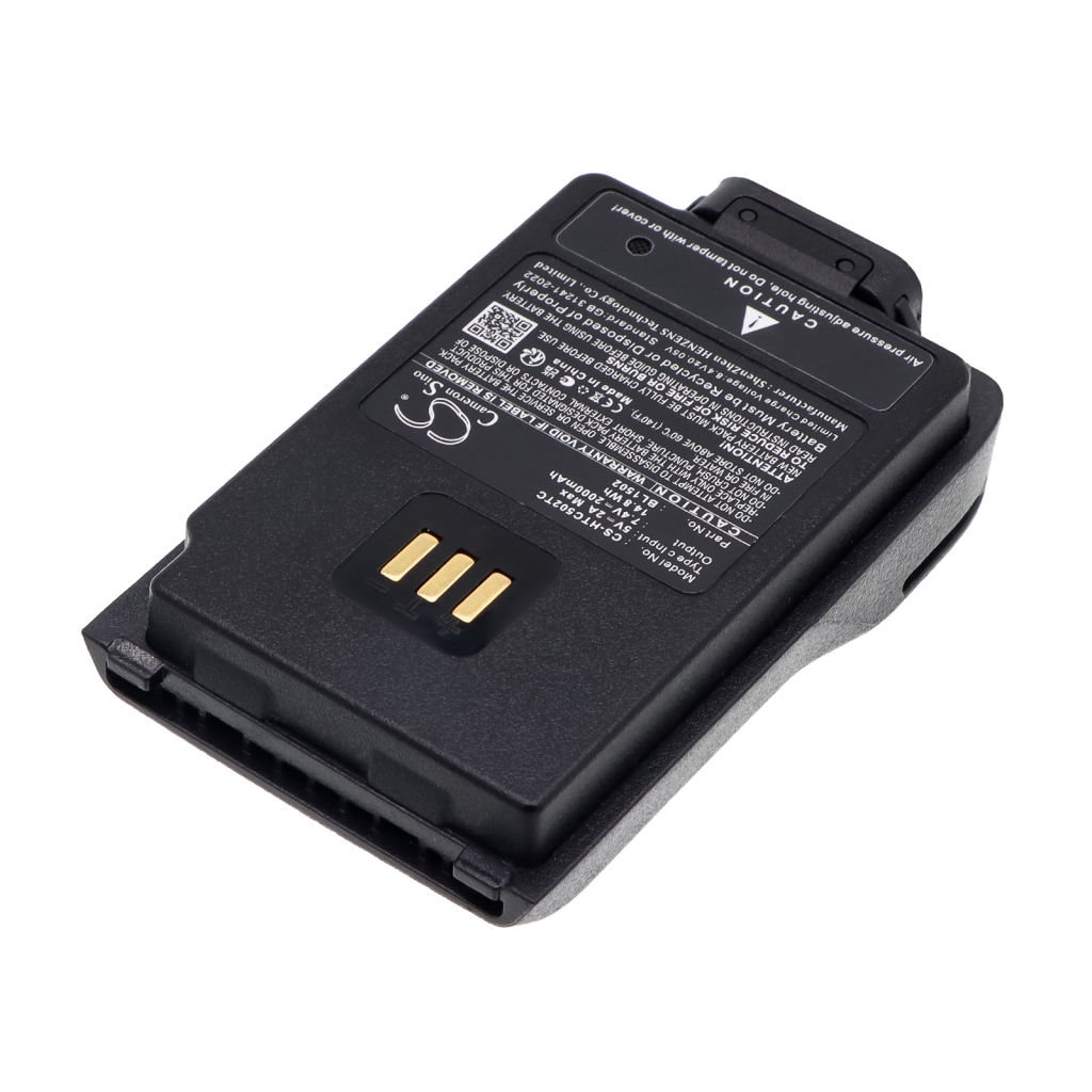 Batteri kompatibel med HYT Hytera CS-HTC502TC