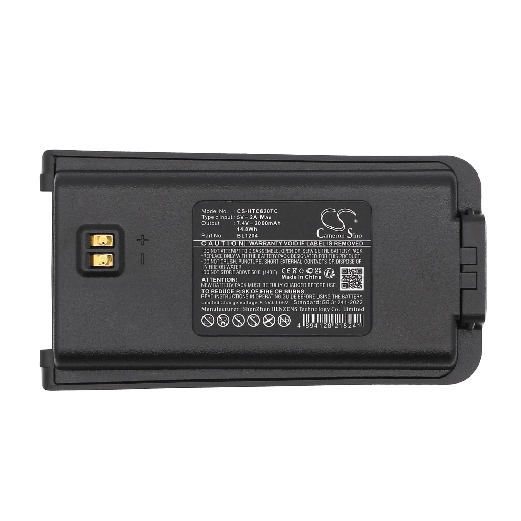 Two-Way Radio Battery Hytera CS-HTC620TC