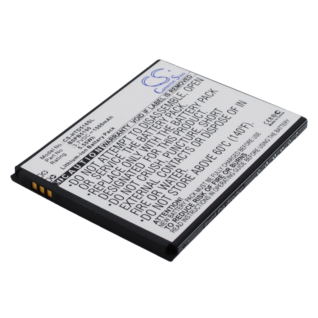 Mobiltelefonbatteri HTC CS-HTD516SL