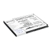 Cameron Sino CS-HTD516XL skrå bagvisning af bagsideetiketside med Cameron Sino-logo: 3,7VDC 2000mAh 7,40Wh