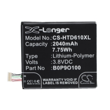 Kompatibel batteriudskiftning til HTC 35H00222-00M,35H00222-01M,B0P9O100,BOP90100