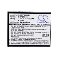 Kompatibel batteriudskiftning til HTC 701701000951,BOPBM100