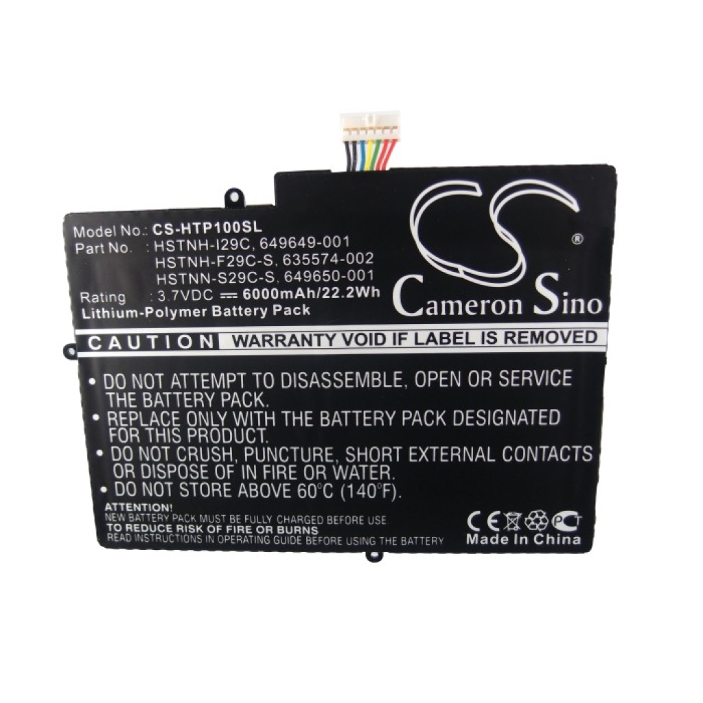 Tabletbatteri HP CS-HTP100SL