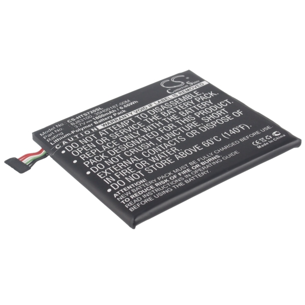 Mobiltelefonbatteri HTC CS-HTS720SL