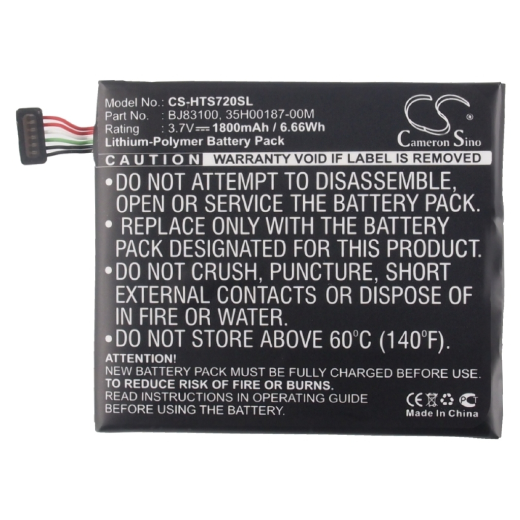 Mobiltelefonbatteri HTC CS-HTS720SL
