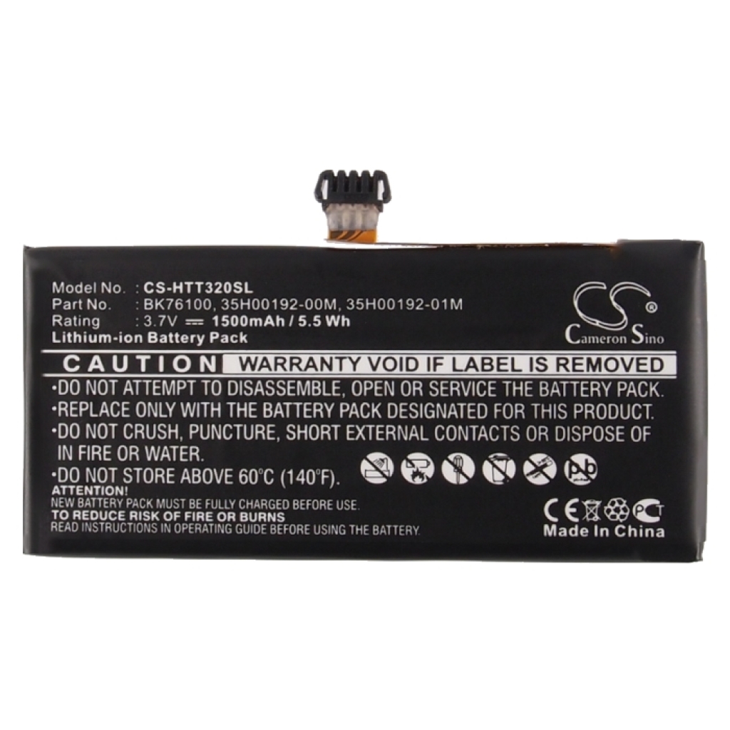 Mobiltelefonbatteri HTC CS-HTT320SL