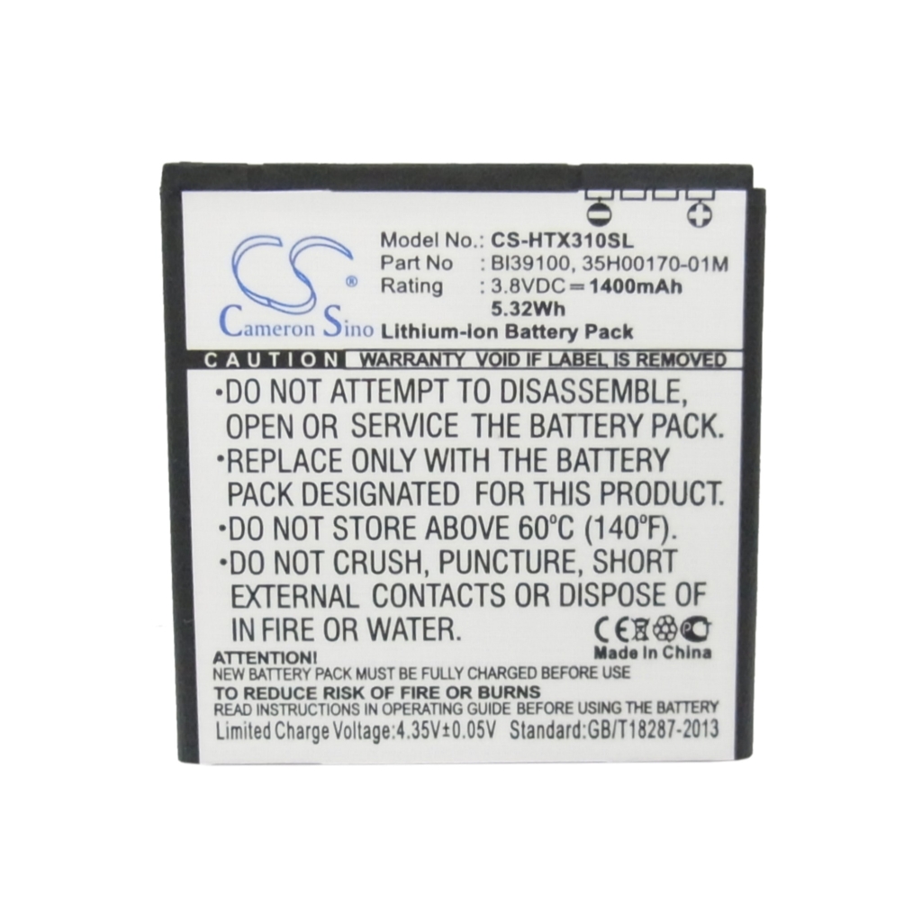 Mobiltelefonbatteri HTC CS-HTX310SL