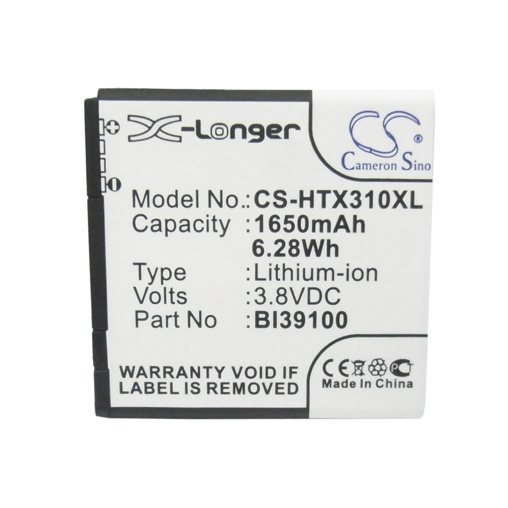 Mobiltelefonbatteri HTC CS-HTX310XL