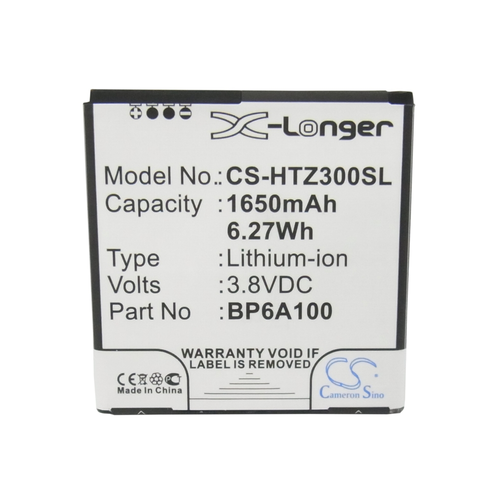 Mobiltelefonbatteri HTC CS-HTZ300SL