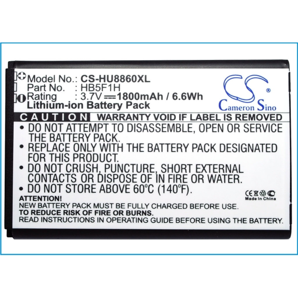 Mobiltelefonbatteri Huawei CS-HU8860XL