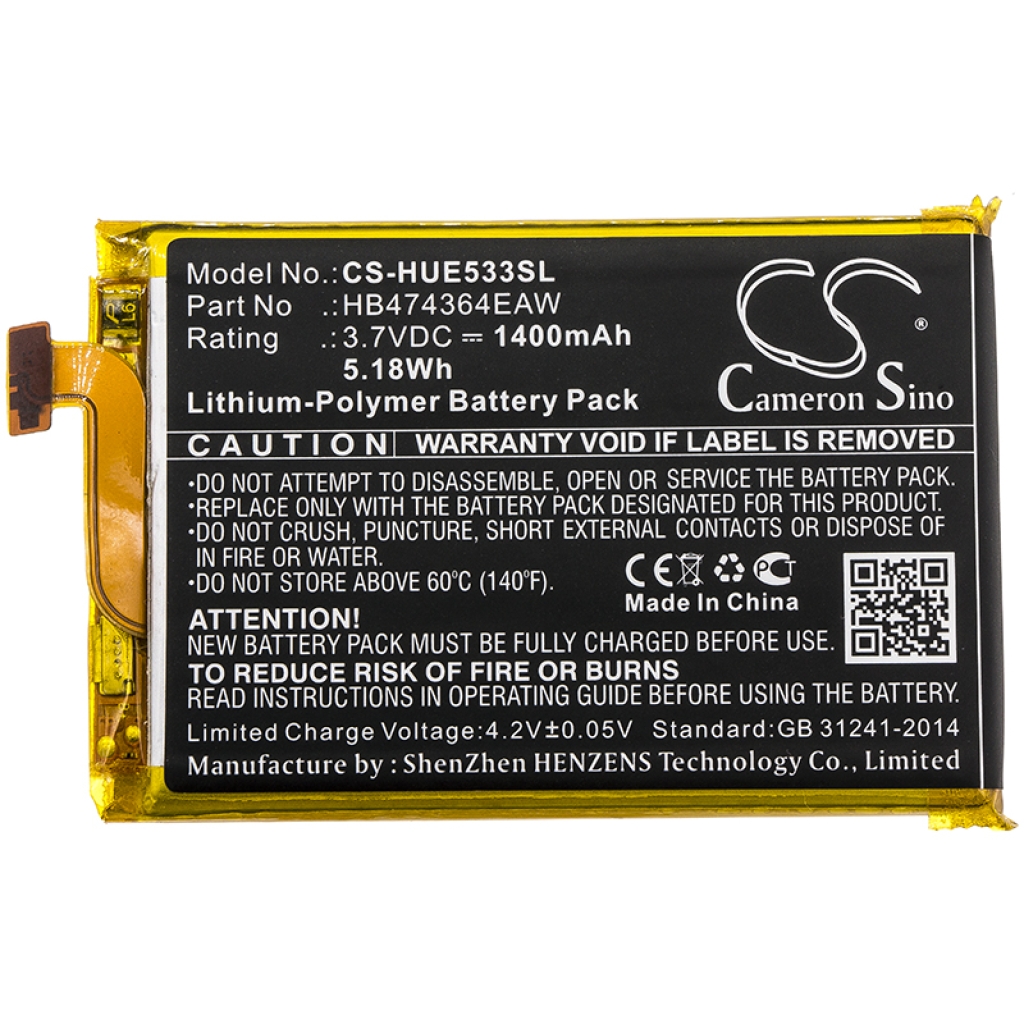 Hotspotbatteri Huawei CS-HUE533SL