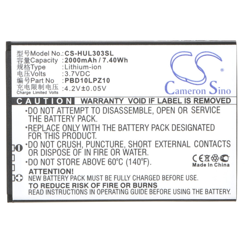 Hotspotbatteri Huawei CS-HUL303SL