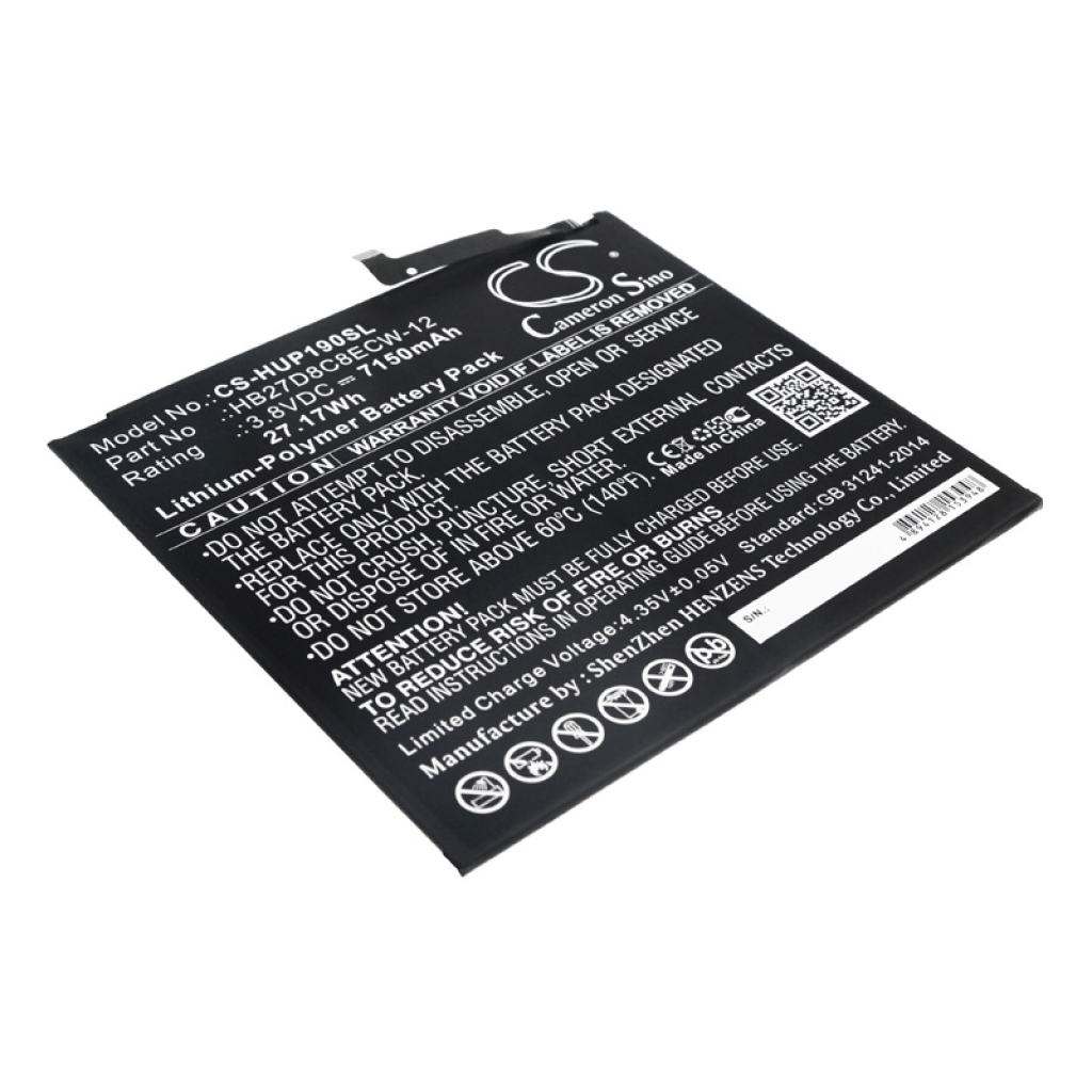 Tabletbatteri Huawei CS-HUP190SL