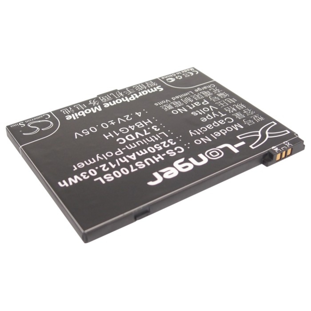Batterier kompatibel med Huawei IDEOS S7 Slim Tablet CS-HUS700SL