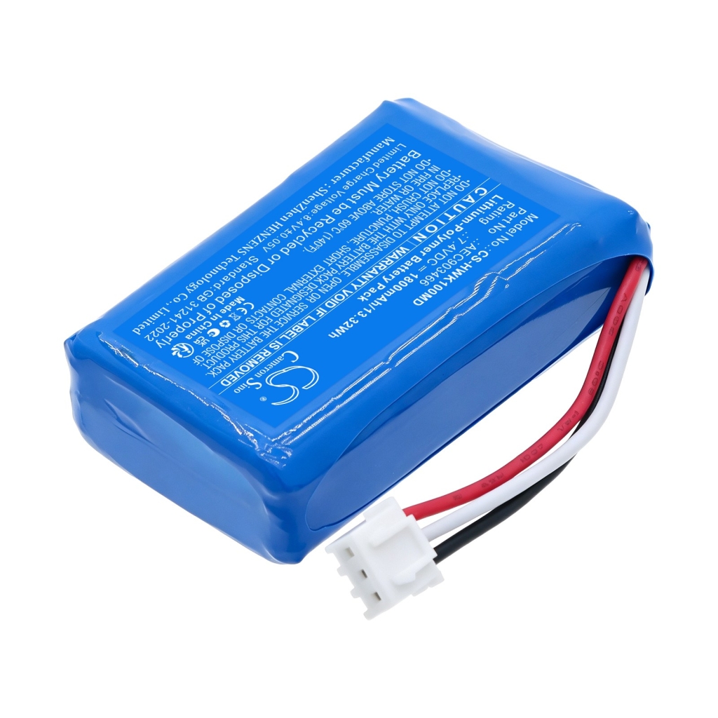 Batteri kompatibel med Hawkmed CS-HWK100MD