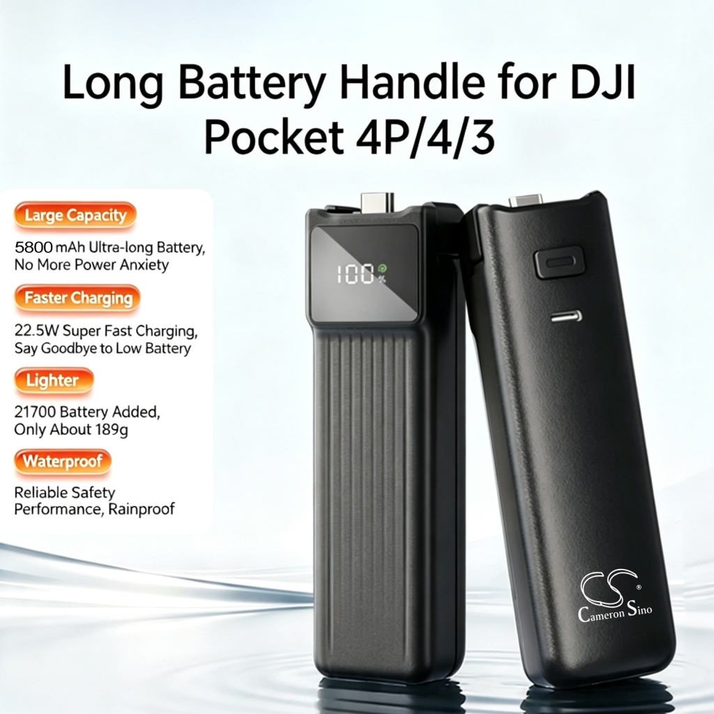 Batterier kompatibel med DJI Osmo Pocket 3 Pocket 4 Pocket 4P CS-HYD112MC