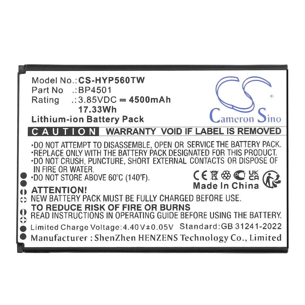 Tovejs radio batteri Hytera CS-HYP560TW