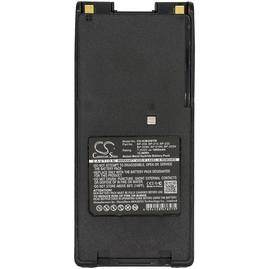 Tovejs radio batteri Icom CS-ICM209TW