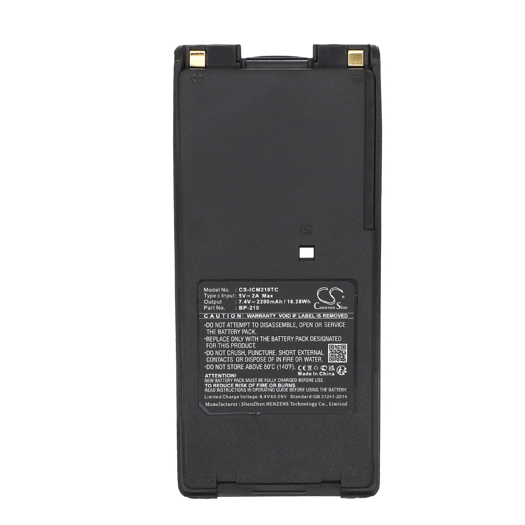 Tovejs radio batteri Icom CS-ICM210TC