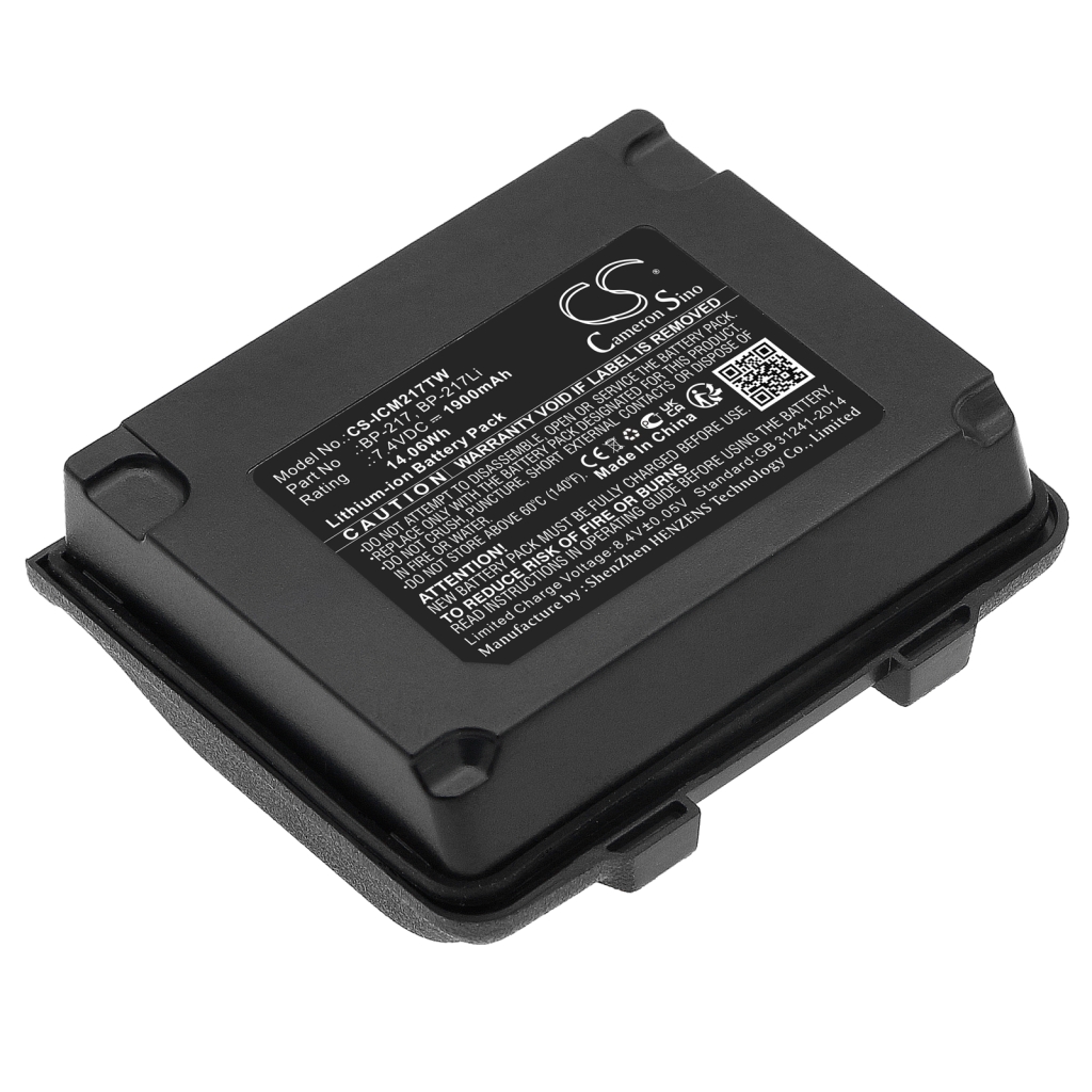Tovejs radio batteri Icom CS-ICM217TW