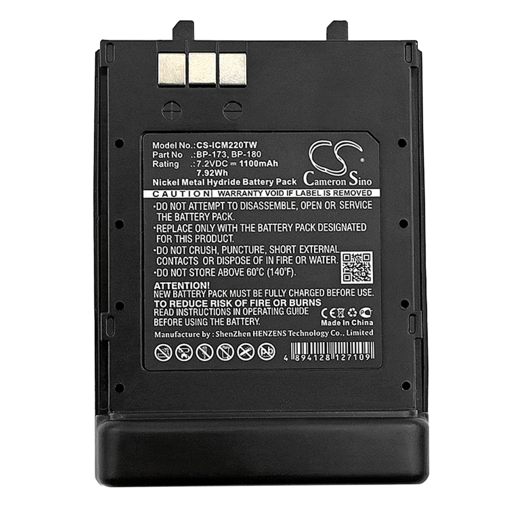 Tovejs radio batteri Icom CS-ICM220TW