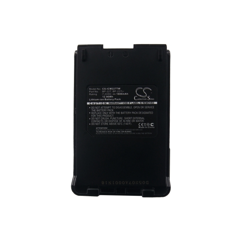 Tovejs radio batteri Icom CS-ICM227TW