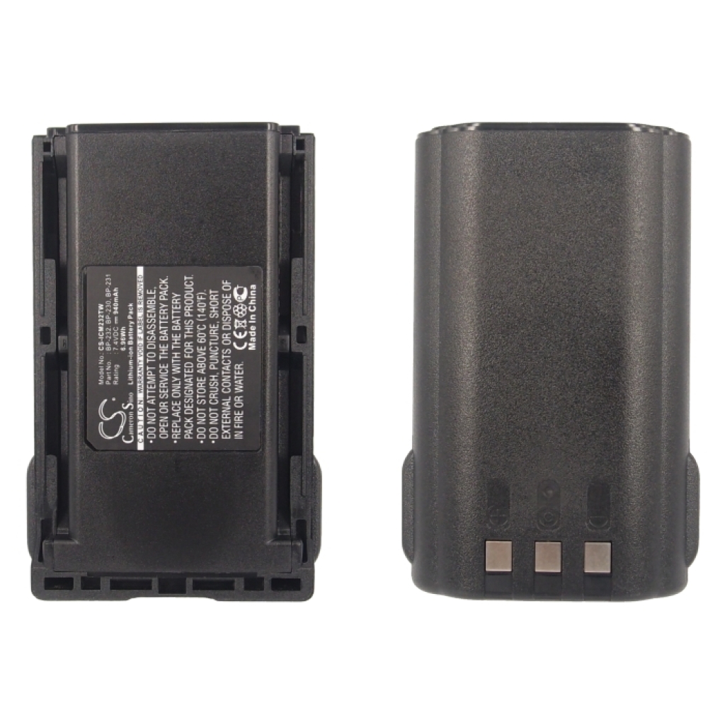 Tovejs radio batteri Icom CS-ICM232TW