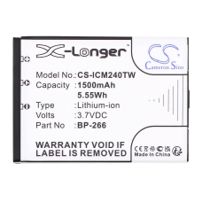 Kompatibel batteriudskiftning til Icom BP-266,PB-19