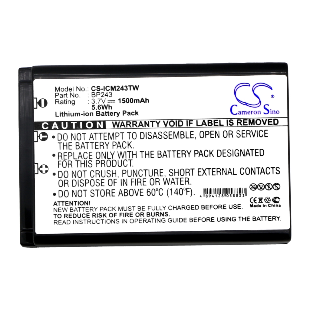 Tovejs radio batteri Icom CS-ICM243TW
