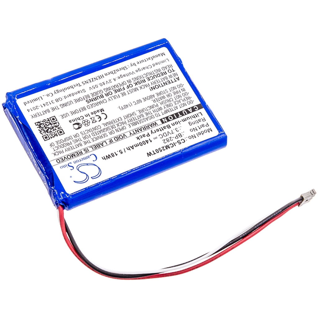 Tovejs radio batteri Icom CS-ICM250TW