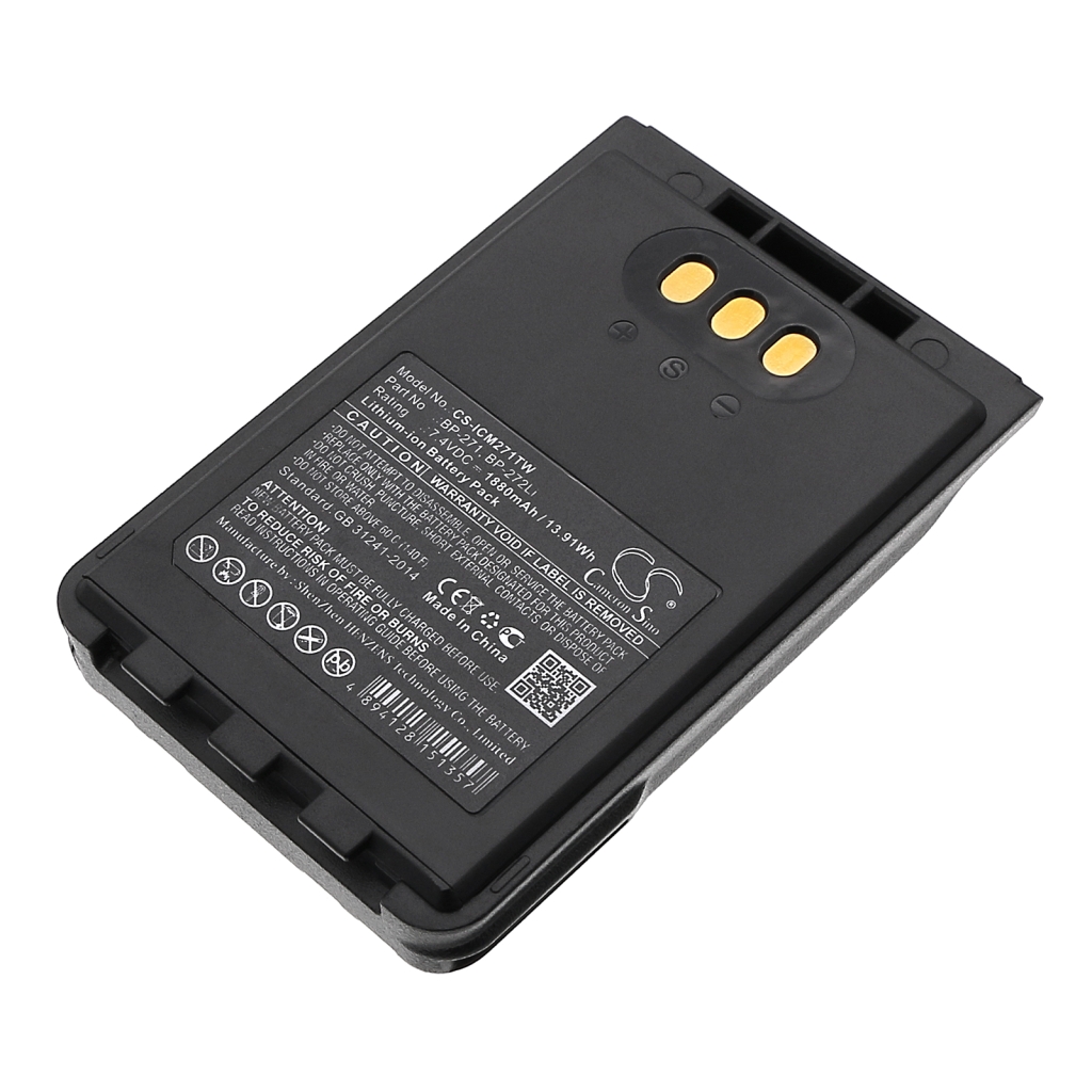 Tovejs radio batteri Icom CS-ICM271TW