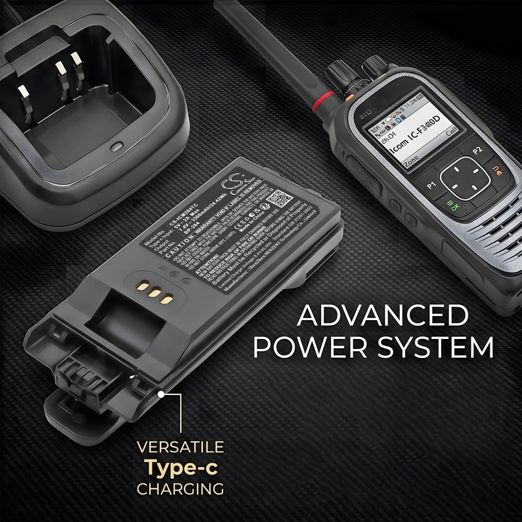 Batteri kompatibel med Icom CS-ICM284TC