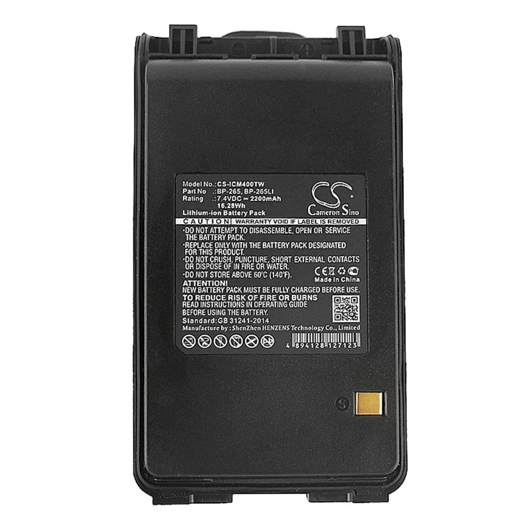 Tovejs radio batteri Icom CS-ICM400TW
