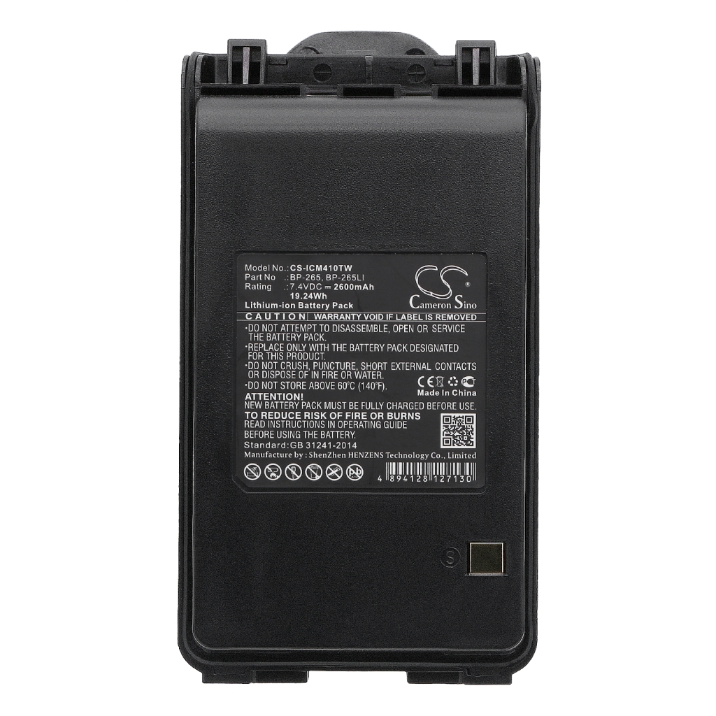 Tovejs radio batteri Icom CS-ICM410TW