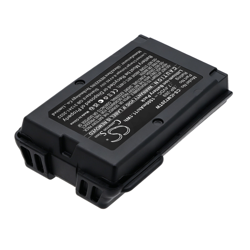 Batteri kompatibel med Icom CS-ICM720TW