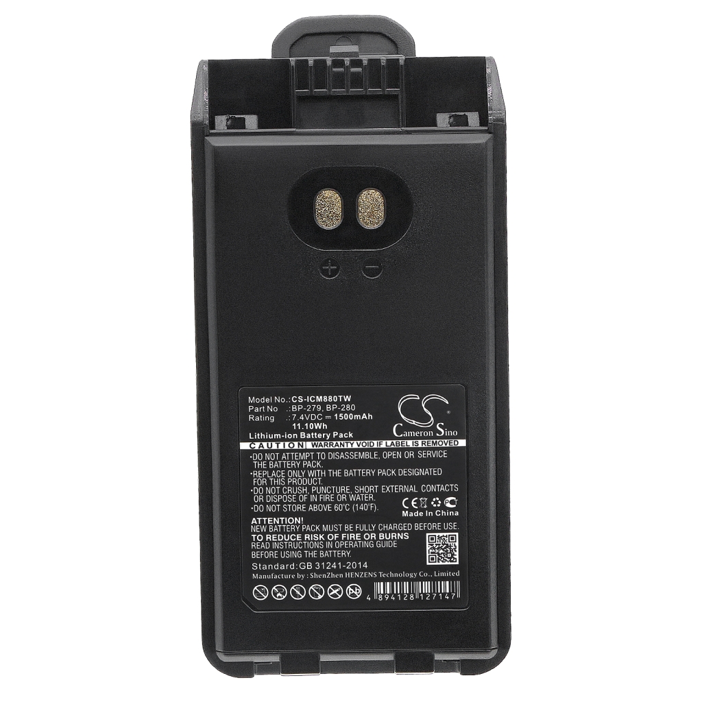 Tovejs radio batteri Icom F1000D