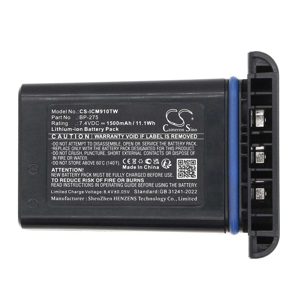 Tovejs radio batteri Icom CS-ICM910TW