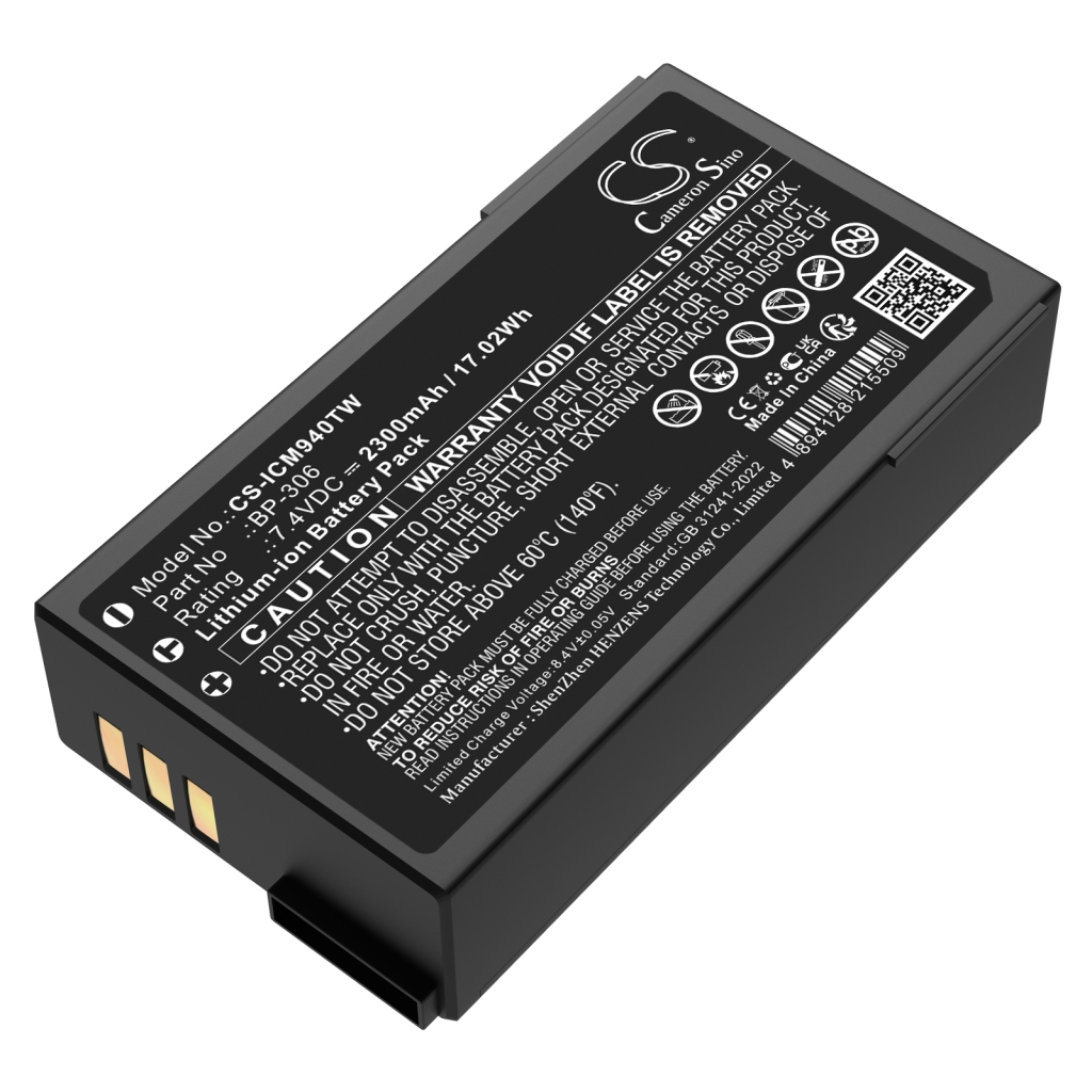 Tovejs radio batteri Icom CS-ICM940TW
