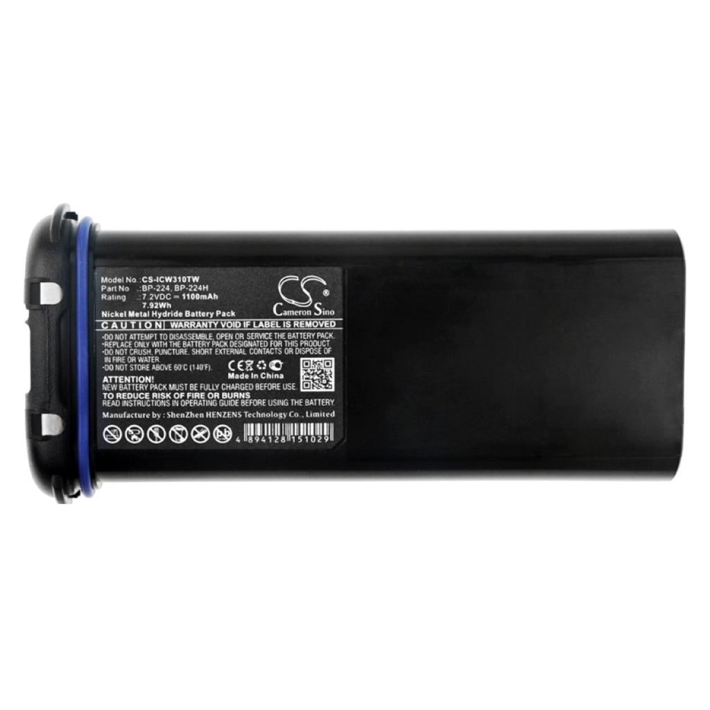 Tovejs radio batteri Icom CS-ICW310TW